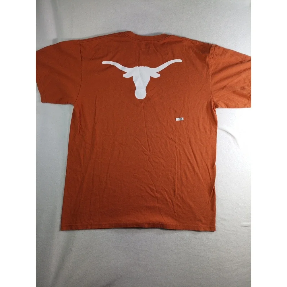 Nike Texas Longhorns Shirt Mens L Orange Hook Em Horns Graphic Tee (1645)